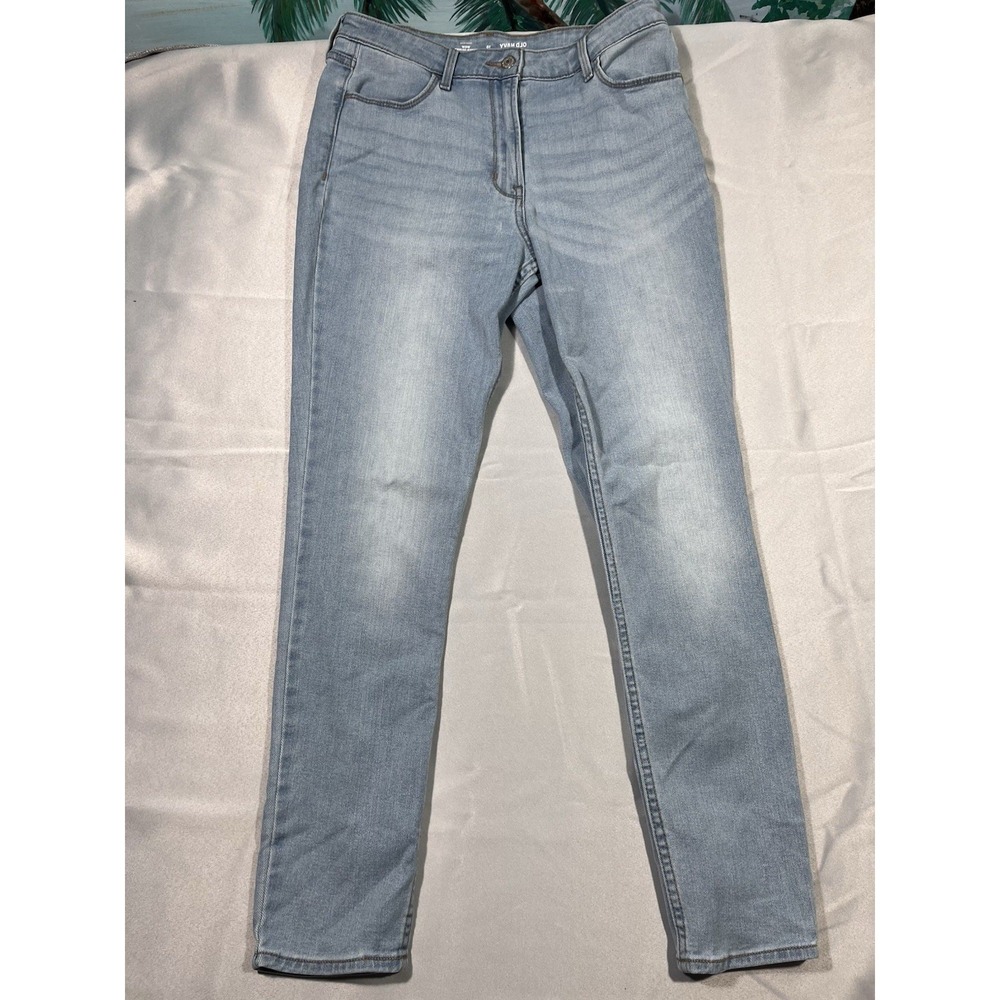 Old Navy Light Wash Straight Fit Women's Jeans Size 10 Or 30 X 30